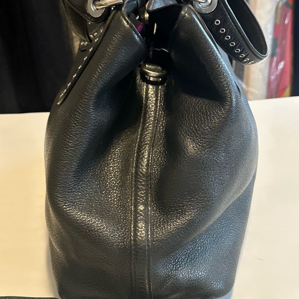 Michael Kors Black Studded Shoulder Bag - Picture 5 of 10